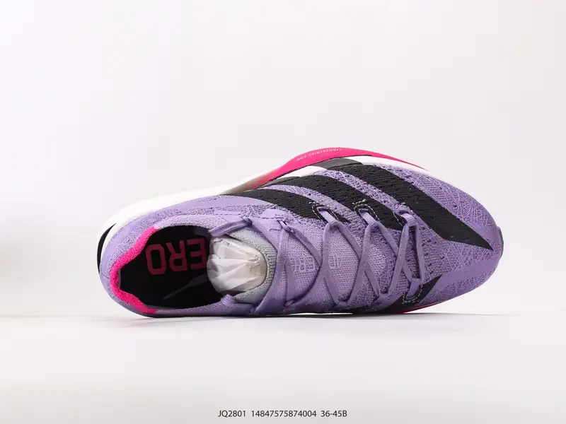 阿迪达斯Adidas Adizero Prime X 3.0 Strung 阿迪防滑耐磨舒适跑步鞋 JQ2801 #14847575874004
