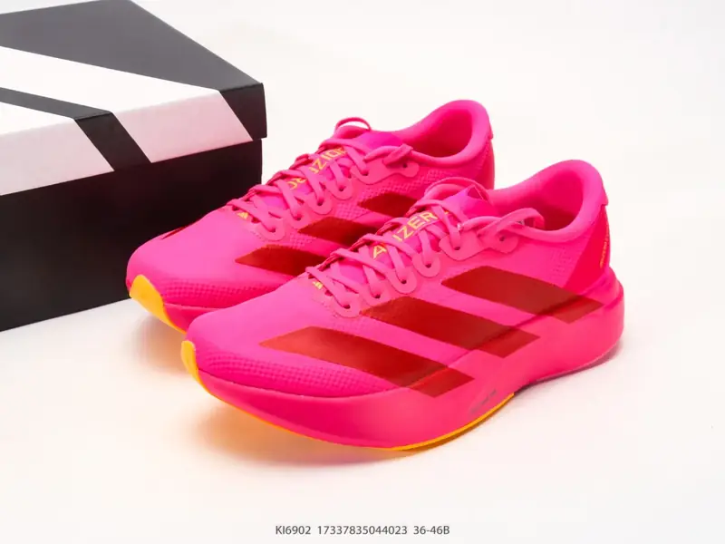 阿迪达斯 Ad Adizero Evo SL 阿迪超轻透气缓震跑鞋 #以令人难以置信的138克重量，刷新了跑鞋轻量化的记录，阿迪在材料科学和 KI6902 #17337835044023