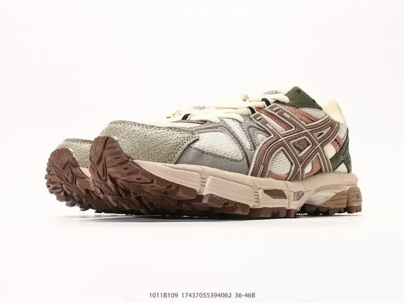 Asics Sepatu Trail Running Bantalan Tahan Lama Tren 1011B109 #17437055394062