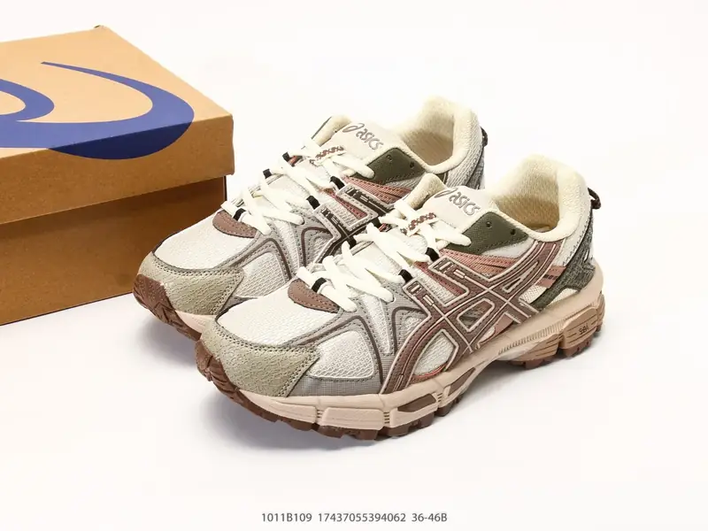 Asics Sepatu Trail Running Bantalan Tahan Lama Tren 1011B109 #17437055394062