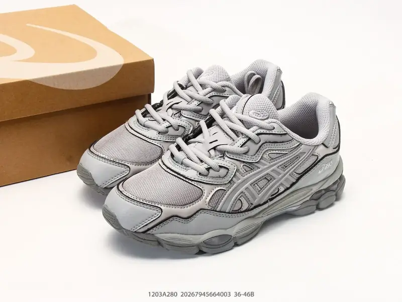 Asics Sportschuhe Retro Atmungsaktiv Rutschfest 1203A280 #20267945664003
