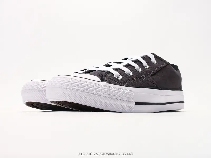 Converse Chuck Taylor All Star 百搭舒适 帆布透气经典低帮休闲百搭板鞋 颜色：匡威莫尔登低帮灰色 货号：A16631C #26037035044062