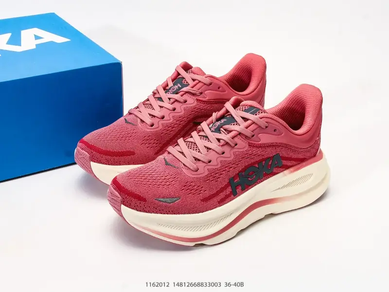Hoka Sepatu Lari Bernapas Bantalan Mendukung 1162012 #14812668833003