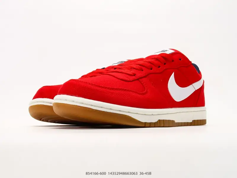 Nike Big Low 耐克 低帮 舒适柔软低邦板鞋 鞋款整体以进口帆布材质打造，搭配Swooshh Logo 854166-600 #14352948663063
