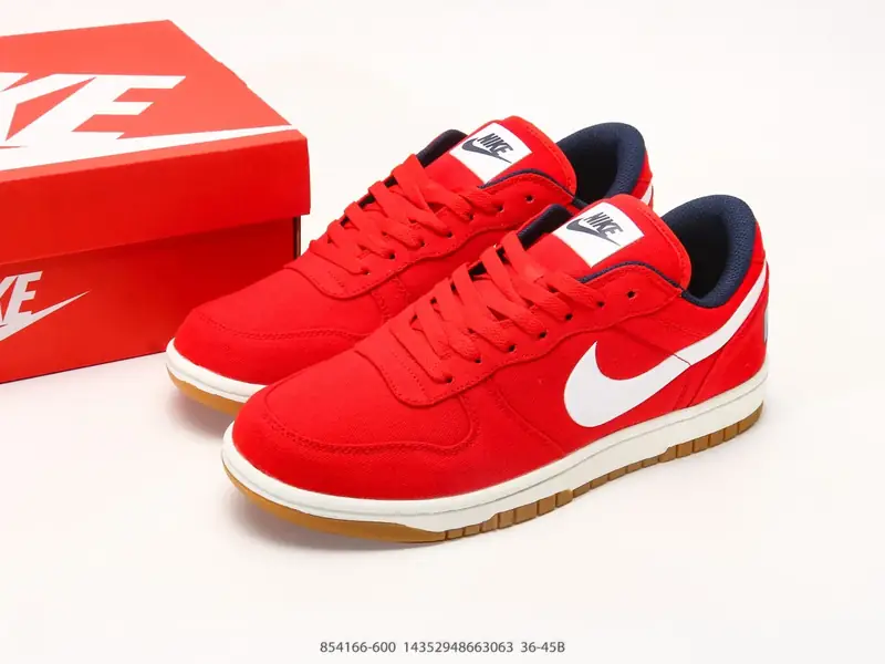 Nike Big Low 耐克 低帮 舒适柔软低邦板鞋 鞋款整体以进口帆布材质打造，搭配Swooshh Logo 854166-600 #14352948663063