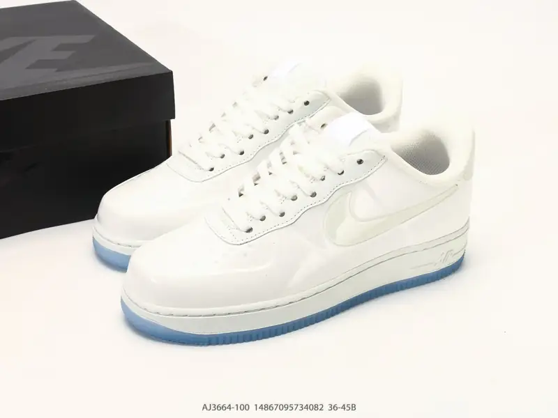 耐克 Nike Air Force 1 '07 Low 空军一号含气垫 低帮百搭厚底增高休闲运动板鞋 AJ3664-100 #14867095734082