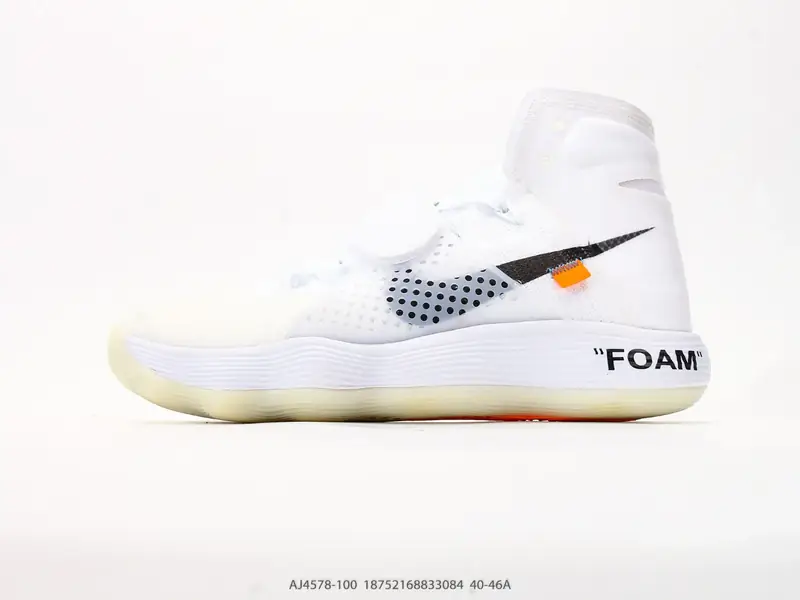 Nike Baskets de basketball Respirant Collaboration Coussin d'air AJ4578-100 #18752168833084