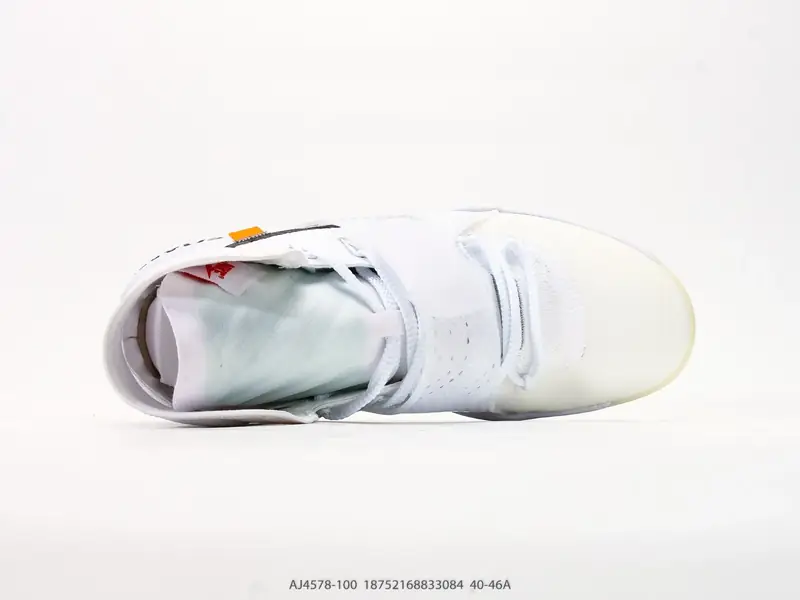 Nike Baskets de basketball Respirant Collaboration Coussin d'air AJ4578-100 #18752168833084