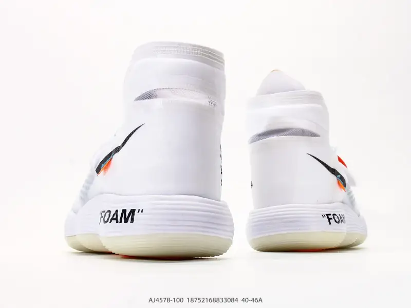Nike Baskets de basketball Respirant Collaboration Coussin d'air AJ4578-100 #18752168833084