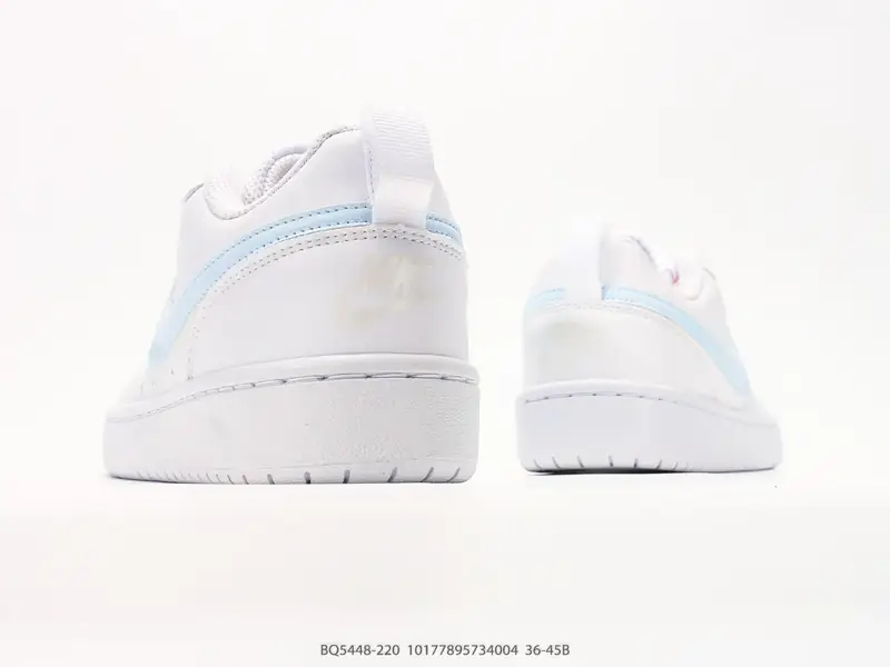 NIKE COURT BOROUGH LOW ‘DIY’定制 低帮百搭 透气休闲运动板鞋 兼顾舒适脚感和出众风范 演绎匠心之作 结构性的支撑贴合感结合复古篮球 BQ5448-220 #10177895734004