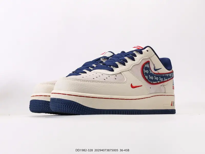 耐克Nike Air Force 1 Low 空军一号低帮百搭休闲运动板鞋 柔软、弹性十足的缓震性能和出色的 DD1982-328 #20294073875005