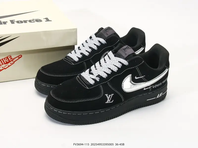 耐克Nike AIR FORCE 1‘07 low“联名款 ” 空军一号低帮百搭休闲运动板鞋 FV3694-115 #20254953395005