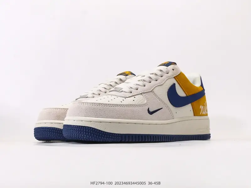 耐克Nike Air Force 1 Low 空军一号低帮百搭休闲运动板鞋 柔软、弹性十足的缓震性能和出色的 HF2794-100 #20234693445005
