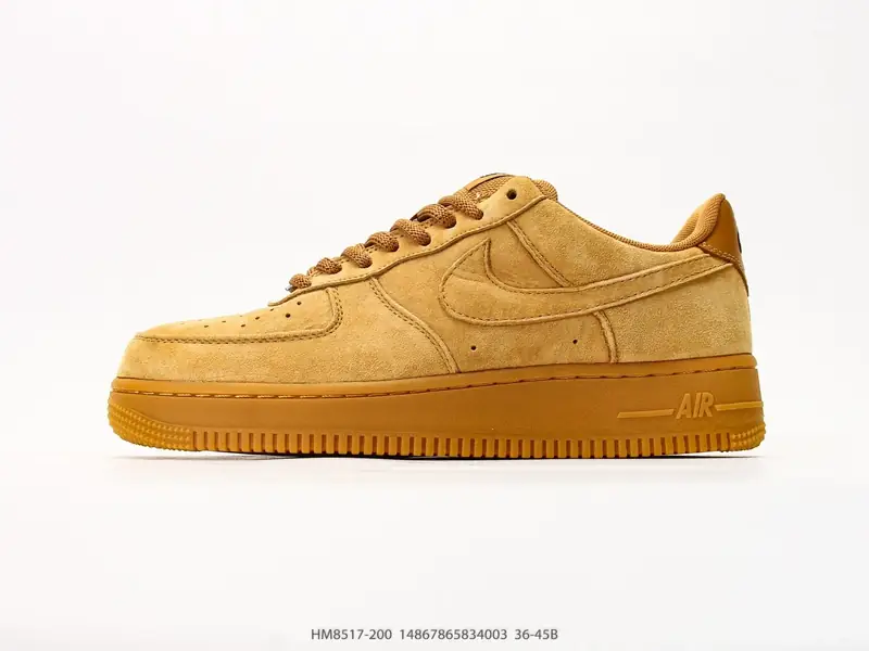 耐克 Nike SB Air Force 1 low "麂皮小麦"空军一号含气垫 低帮百搭厚底增高休闲运动板鞋 HM8517-200 #14867865834003