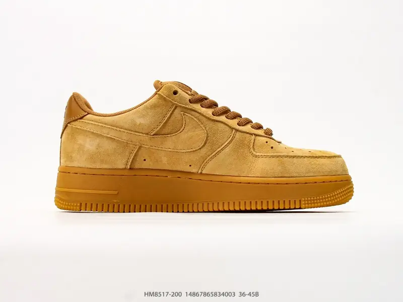 耐克 Nike SB Air Force 1 low "麂皮小麦"空军一号含气垫 低帮百搭厚底增高休闲运动板鞋 HM8517-200 #14867865834003