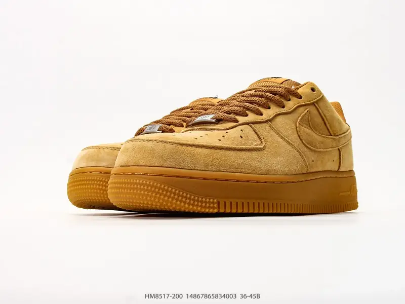 耐克 Nike SB Air Force 1 low "麂皮小麦"空军一号含气垫 低帮百搭厚底增高休闲运动板鞋 HM8517-200 #14867865834003