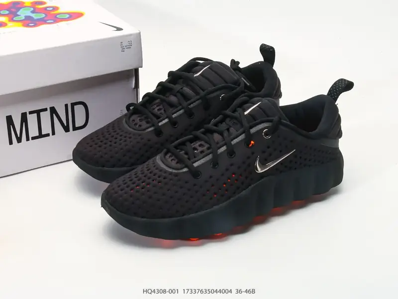 Nike Mind 002 黑科技足底按摩舒适贴合训练鞋 HQ4308-001 #17337635044004