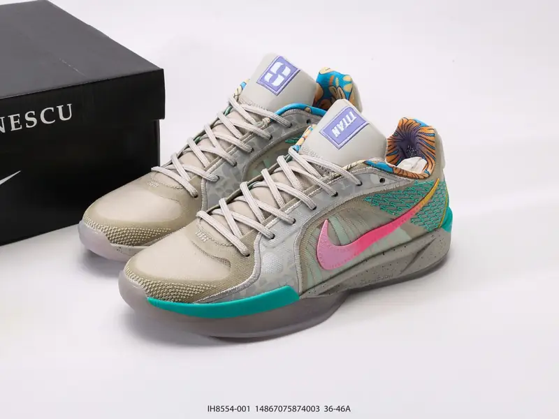 Nike Basketballschuhe Rutschfest Langlebig Niedrig IH8554-001 #14867075874003