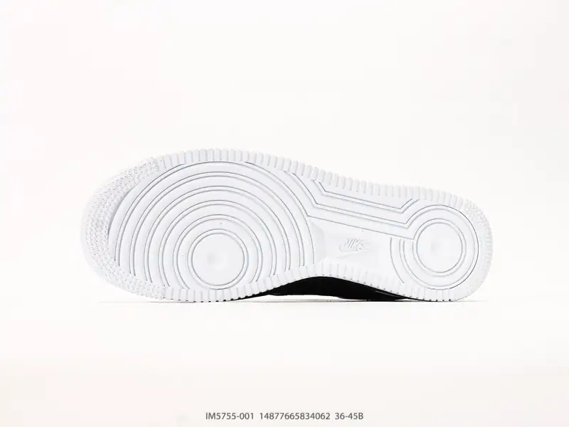 耐克 Nike Air Force 1 '07“纯色编织” 空军一号含气垫 低帮百搭厚底增高休闲运动板鞋 IM5755-001 #14877665834062
