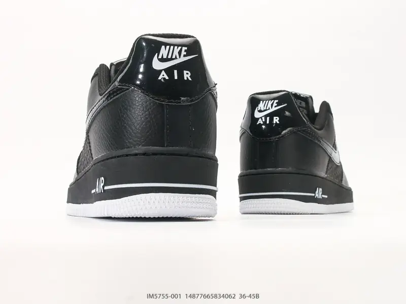 耐克 Nike Air Force 1 '07“纯色编织” 空军一号含气垫 低帮百搭厚底增高休闲运动板鞋 IM5755-001 #14877665834062