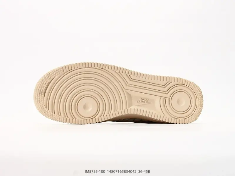 耐克 Nike Air Force 1 '07 "皮革编织款" 空军一号含气垫 低帮百搭厚底增高休闲运动板鞋 IM5755-100 #14807165834042