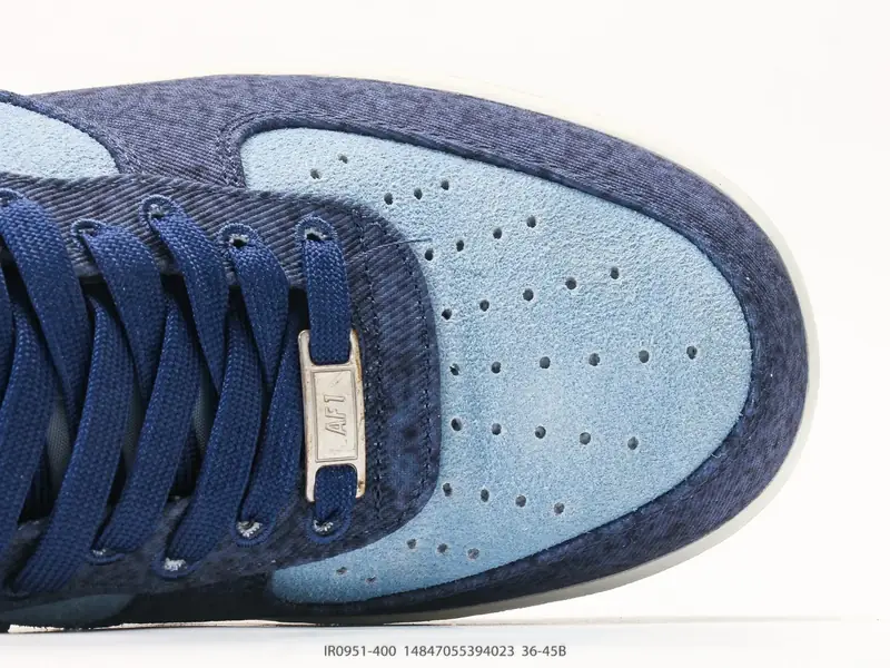 耐克Nike AIR FORCE 1’07 LV8 "牛仔翻毛皮拼接"空军一号低帮百搭休闲运动板鞋 IR0951-400 #14847055394023