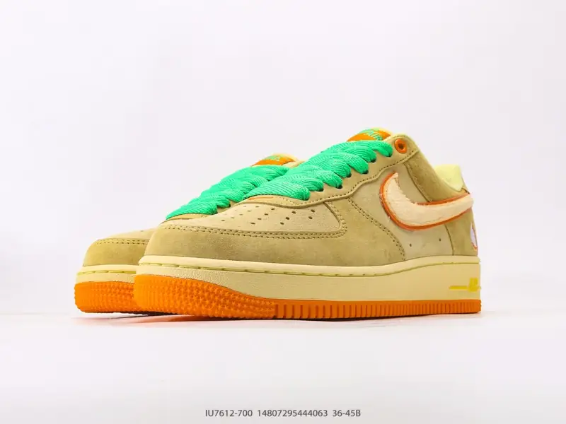 耐克Nike Air Force 1 Low 空军一号低帮百搭休闲运动板鞋 柔软、弹性十足的缓震性能和出色的 IU7612-700 #14807295444063