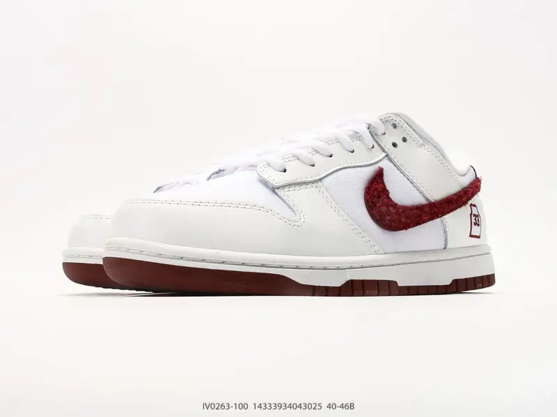 耐克 Nike Dunk Low Retro ‘DIY高端定制’ 低帮休闲运动板鞋 原装头层材料 用料绝不含糊 独家版型蒸餾加工帶來的是更好的视觉和脚感体验 清洁度 电绣 IV0263-100 #14333934043025