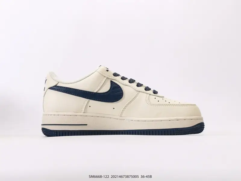 耐克Nike Air Force 1 Low 空军一号低帮百搭休闲运动板鞋 柔软、弹性十足的缓震性能和出色的 SM6668-122 #20214673875005