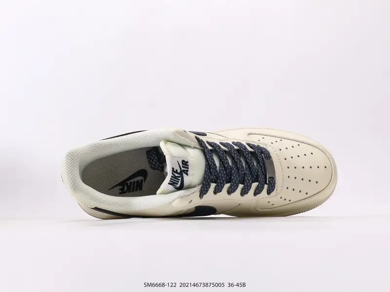 耐克Nike Air Force 1 Low 空军一号低帮百搭休闲运动板鞋 柔软、弹性十足的缓震性能和出色的 SM6668-122 #20214673875005