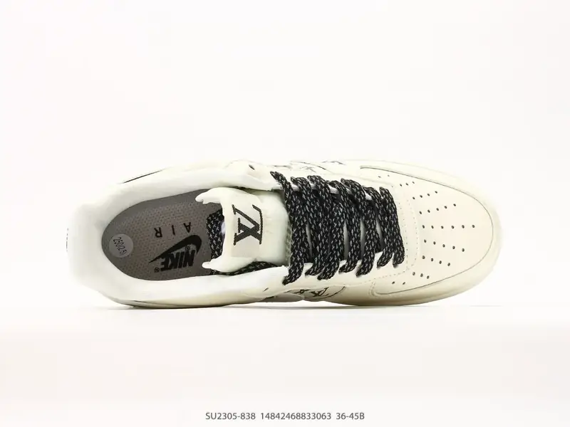耐克 Nike Air Force 1 '07 ”路易威登联名 ”空军一号含气垫 低帮百搭厚底增高休闲运动板鞋 SU2305-838 #14842468833063