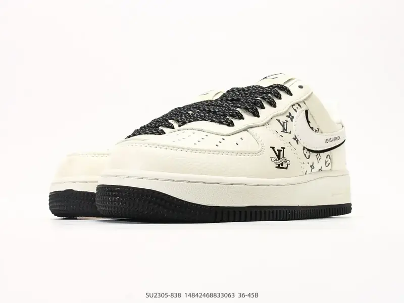 耐克 Nike Air Force 1 '07 ”路易威登联名 ”空军一号含气垫 低帮百搭厚底增高休闲运动板鞋 SU2305-838 #14842468833063