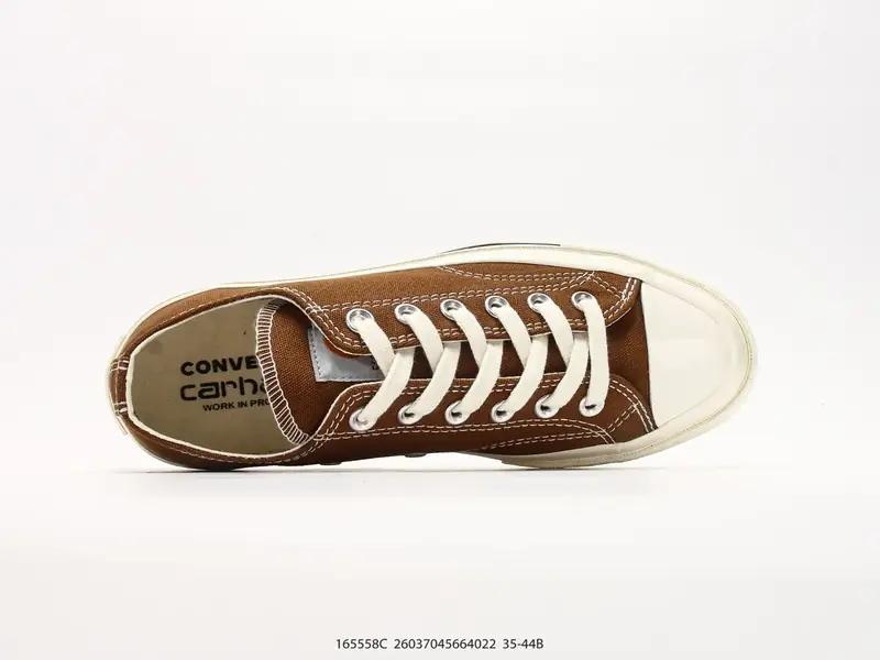 Carhartt WIP x Converse 1970s 卡哈特联名 棕色 匡威舒适百搭男女休闲帆布鞋 165558C #26037045664022