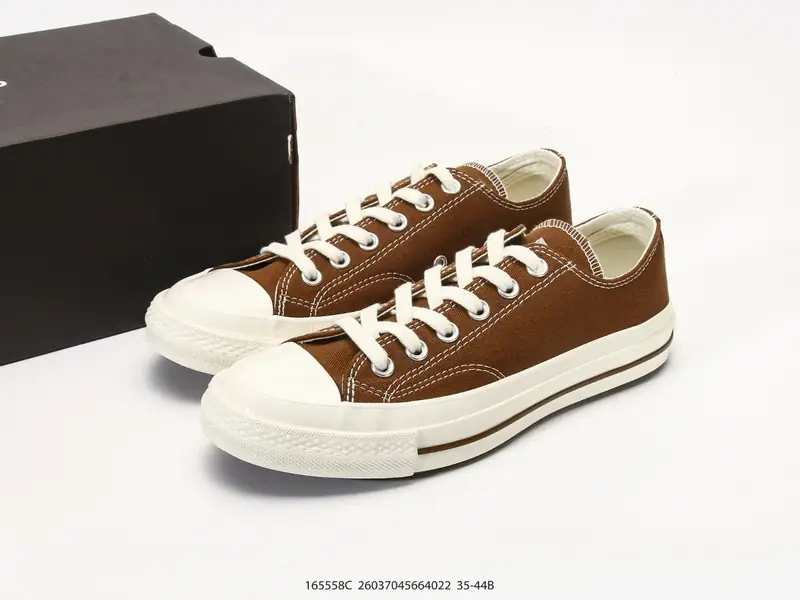 Carhartt WIP x Converse 1970s 卡哈特联名 棕色 匡威舒适百搭男女休闲帆布鞋 165558C #26037045664022