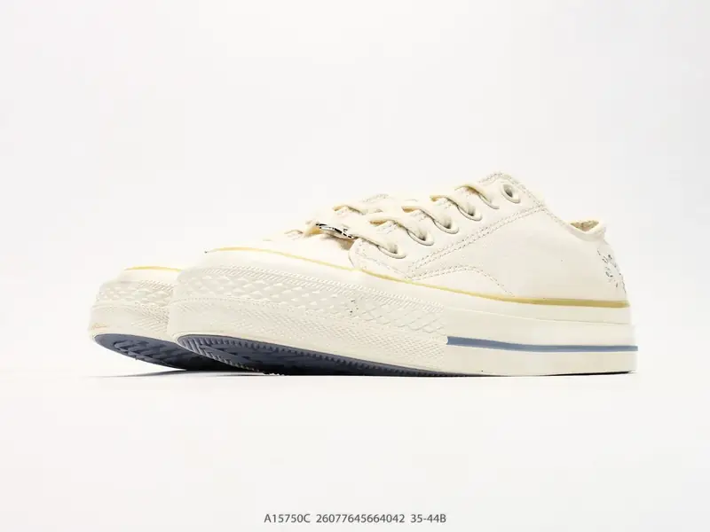 Converse 1970s SEASONAL 日月星辰刺绣，经典的1970s鞋型，米白色 A15750C #26077645664042
