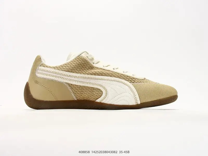 PUMA Speedca OG 彪马极速赛车系列 低帮德训风拼接复古百搭休闲运动赛车鞋 鞋款从80、90年代赛车手所穿的防火赛车鞋为原型，鞋身线条模仿了赛车的流线廓形，体现了空气动力学原理的结构 408858 #14252038043082
