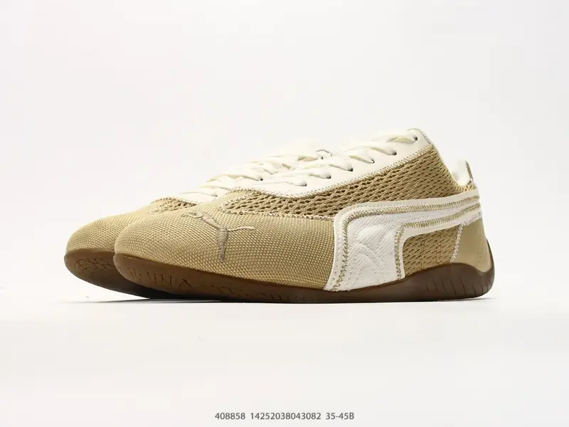PUMA Speedca OG 彪马极速赛车系列 低帮德训风拼接复古百搭休闲运动赛车鞋 鞋款从80、90年代赛车手所穿的防火赛车鞋为原型，鞋身线条模仿了赛车的流线廓形，体现了空气动力学原理的结构 408858 #14252038043082